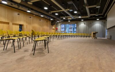 Sustainable brick floors and desk tops for Arkitektskolen Aarhus