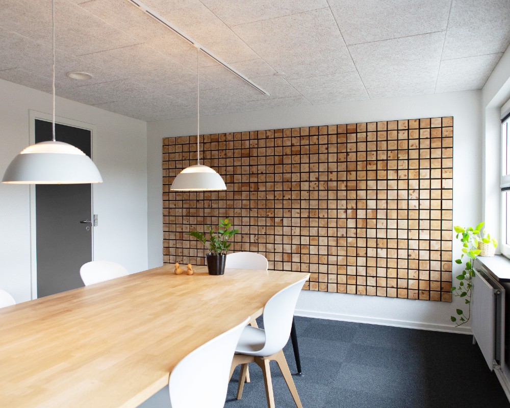 NORTO Holm acoustic panel as wall decoration in meeting room