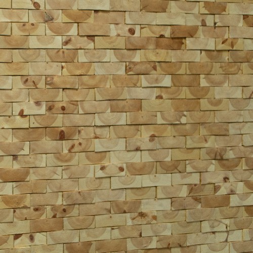 NORTO Skov 135 wall decoration of wooden blocks