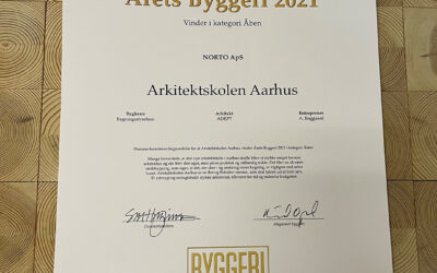 NORTO is a supplier for Construction of the Year 2021 – Aarhus School of Architecture