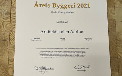NORTO er leverandør til Årets Byggeri 2021 – Arkitektskolen Aarhus